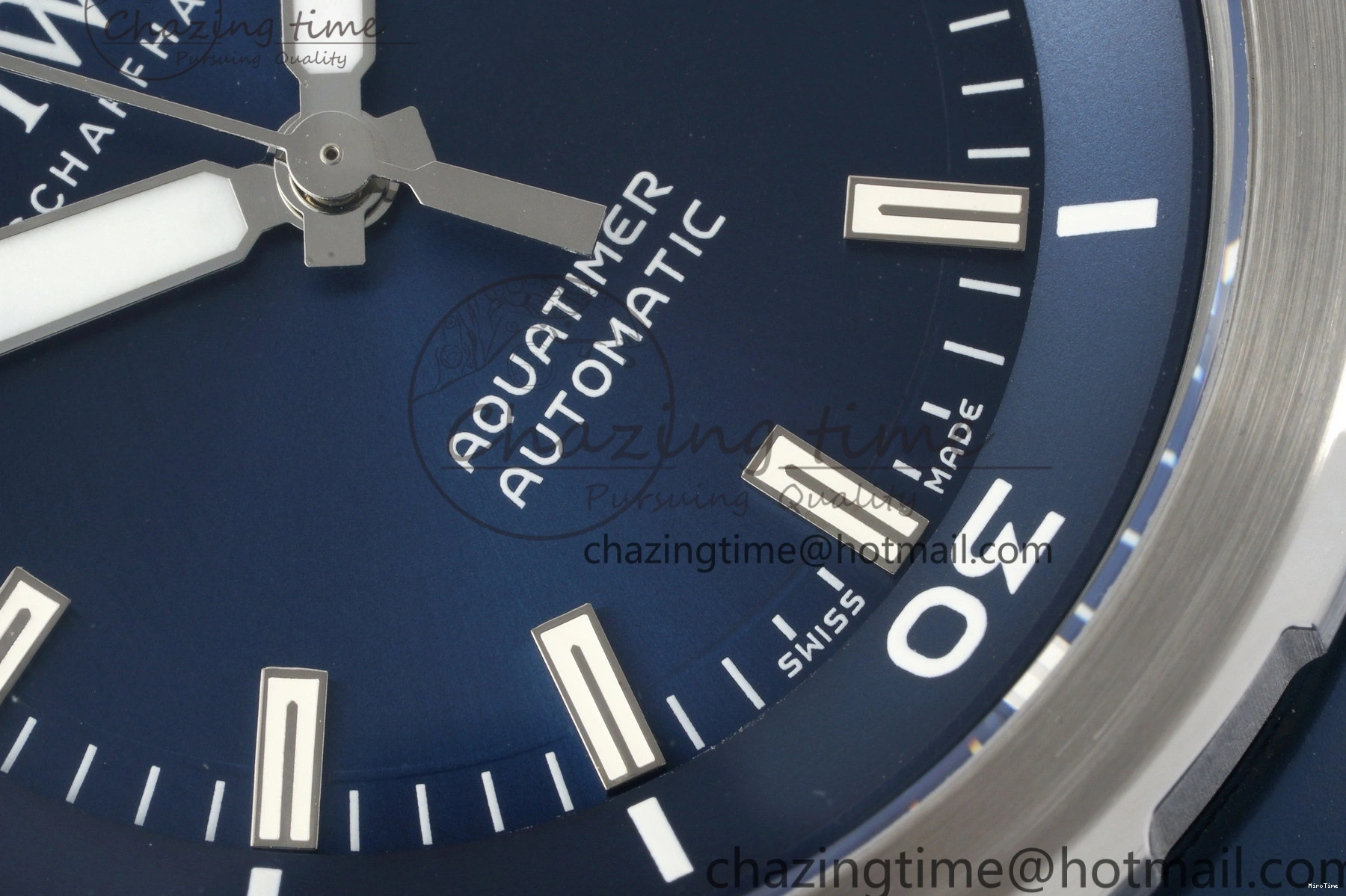 MIROTIME 0416 WellDesigned Aquatimer Automatic SS RSF 1:1 Best Edition Blue Dial on Blue Rubber Strap A 7057